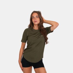 Army green shirt