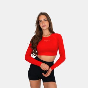 Longsleeve Cherry red
