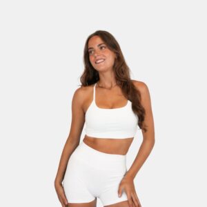 Backless bra white