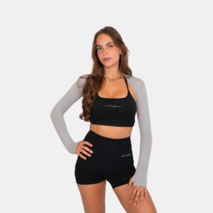 Bolero top gray