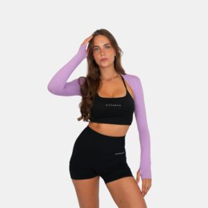 Bolero top purple