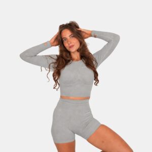 Longsleeve Cloudy gray