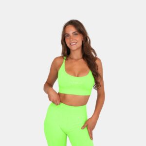 Strappy bra Lime green