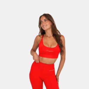 Strappy bra Salsa red