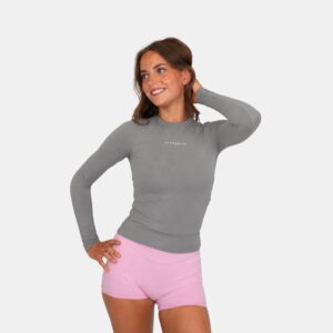 Fitted longsleeve gray