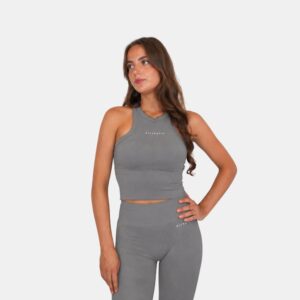 Halter top Stormy gray