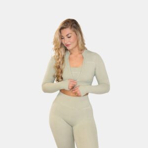 Vest Olive green (Curvy)