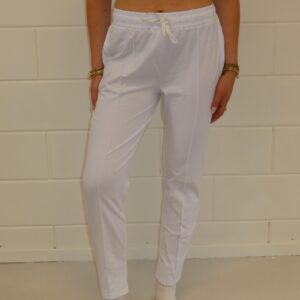 comfy joggers clean white