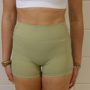 Short olive green