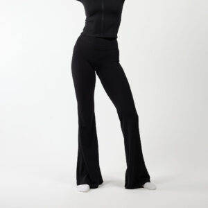 Flared legging Black