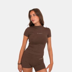 Fitted shirt Almond Brown